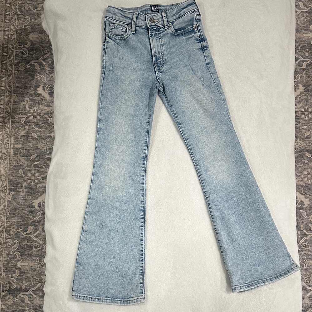 GAP Girls Light Blue Flare Jeans